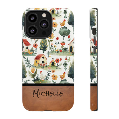 Personalized Chicken Farm Phone Case