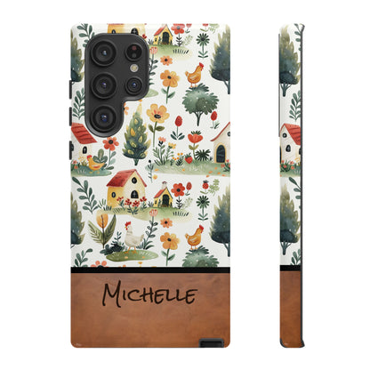 Personalized Chicken Farm Phone Case
