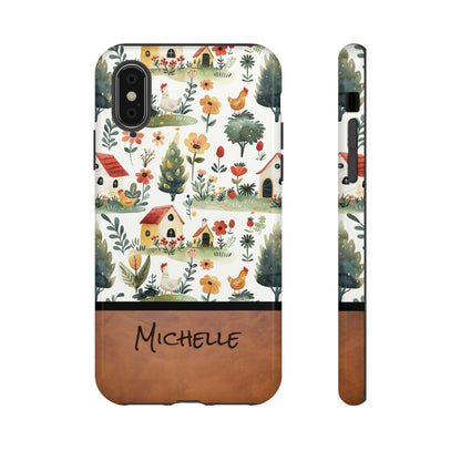 Personalized Chicken Farm Phone Case