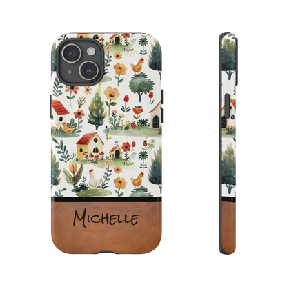 Personalized Chicken Farm Phone Case