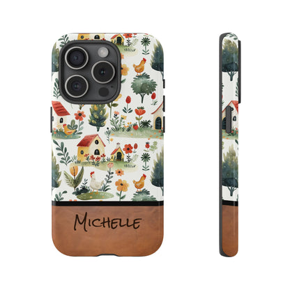 Personalized Chicken Farm Phone Case