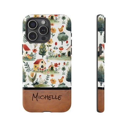 Personalized Chicken Farm Phone Case