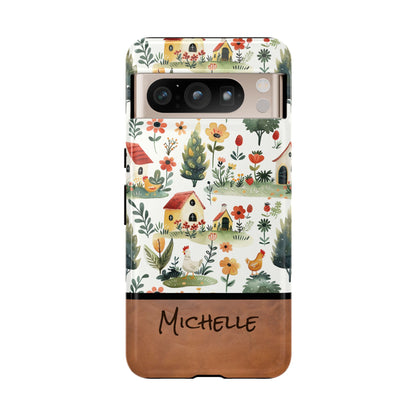 Personalized Chicken Farm Phone Case