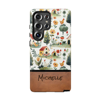 Personalized Chicken Farm Phone Case