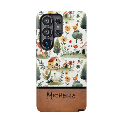 Personalized Chicken Farm Phone Case