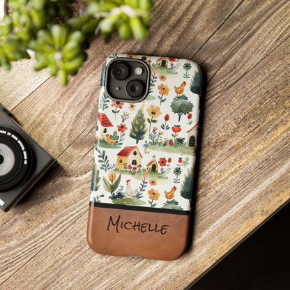 Personalized Chicken Farm Phone Case