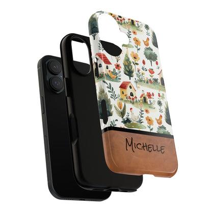Personalized Chicken Farm Phone Case