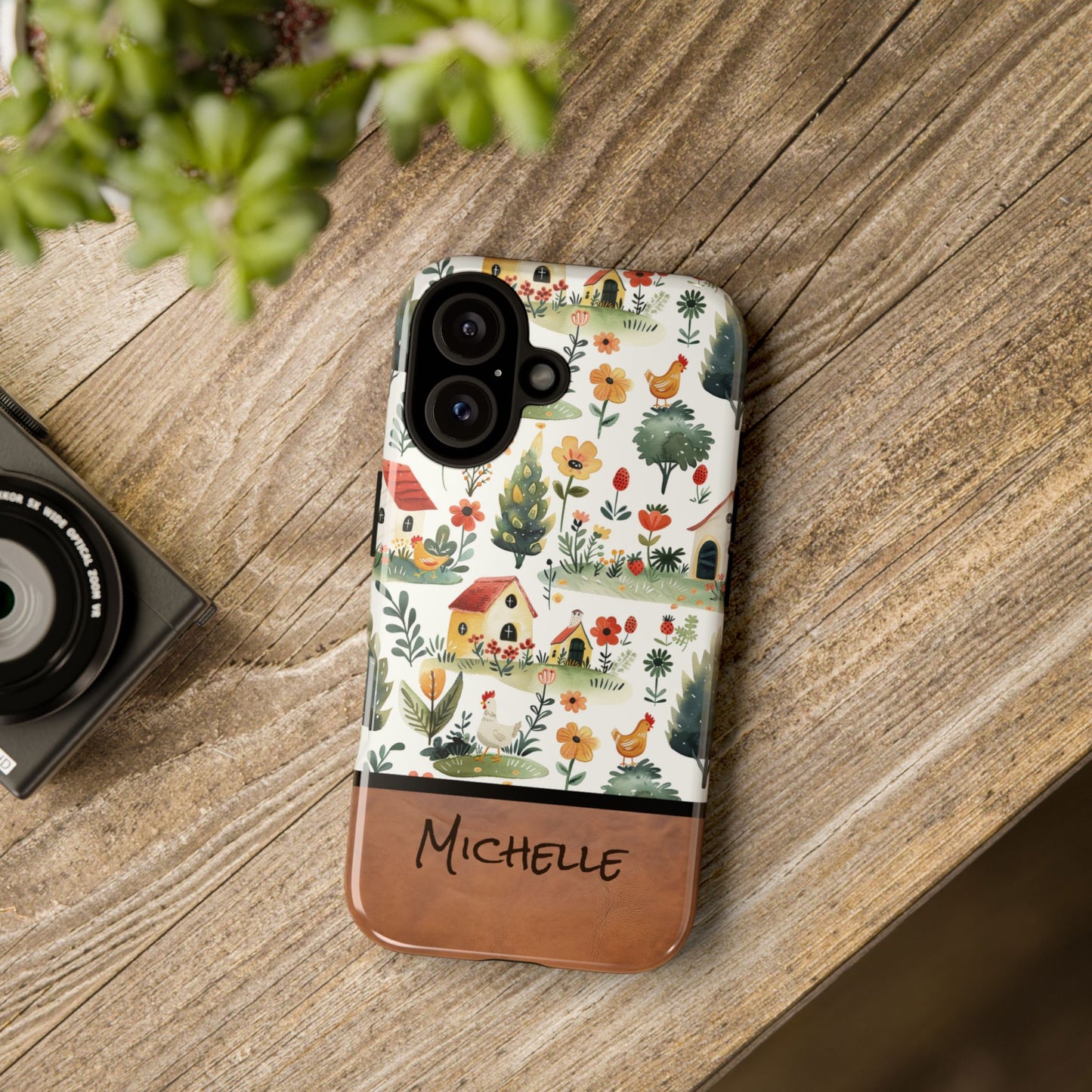 Personalized Chicken Farm Phone Case
