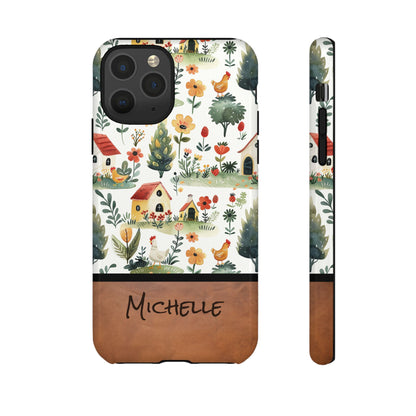 Personalized Chicken Farm Phone Case
