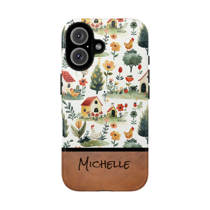 Personalized Chicken Farm Phone Case