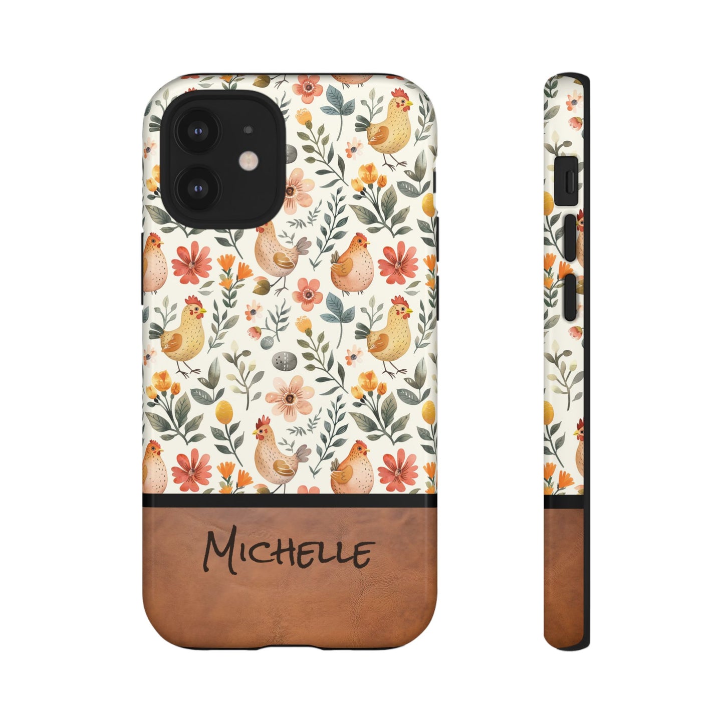 Personalized Chickens Phone Case