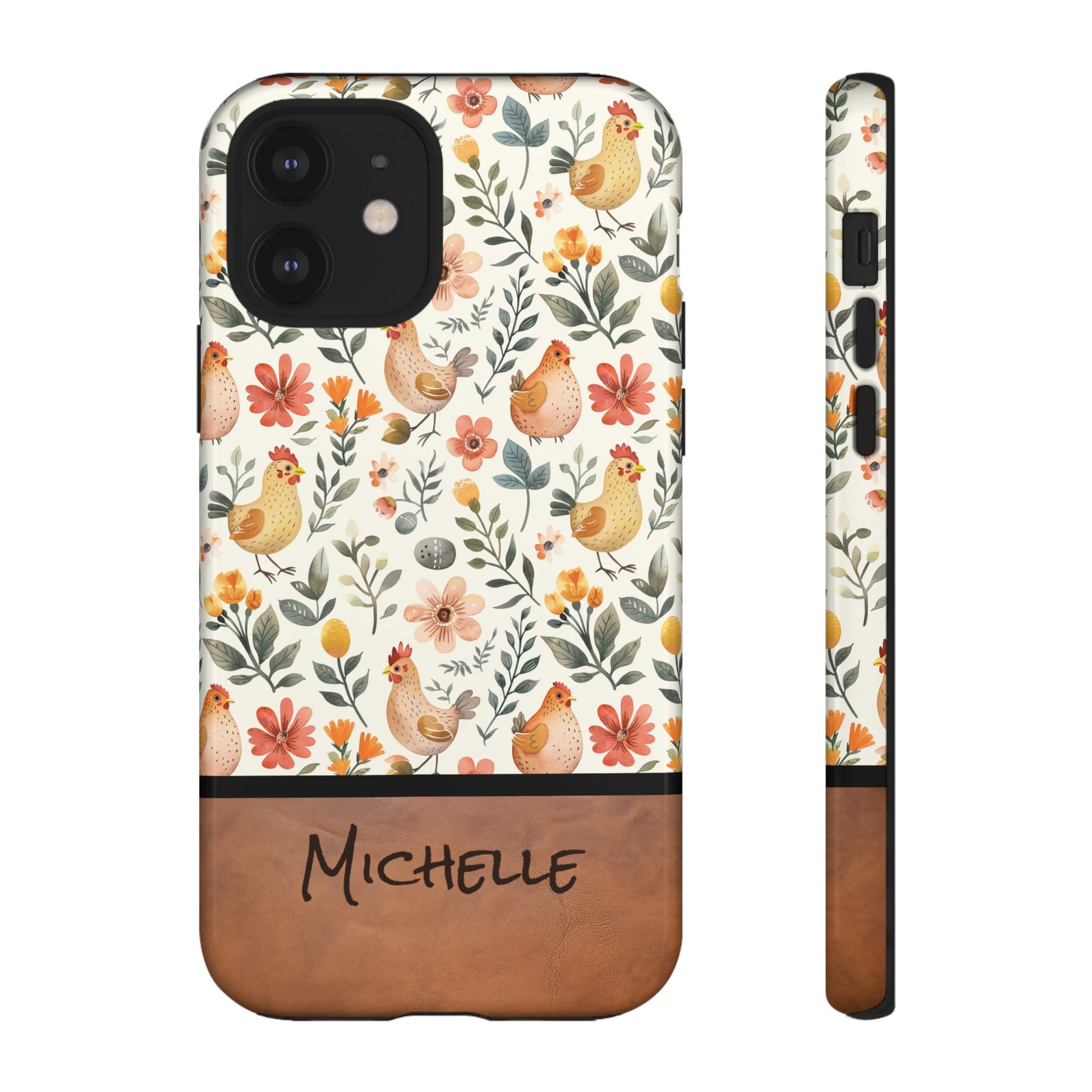 Personalized Chickens Phone Case