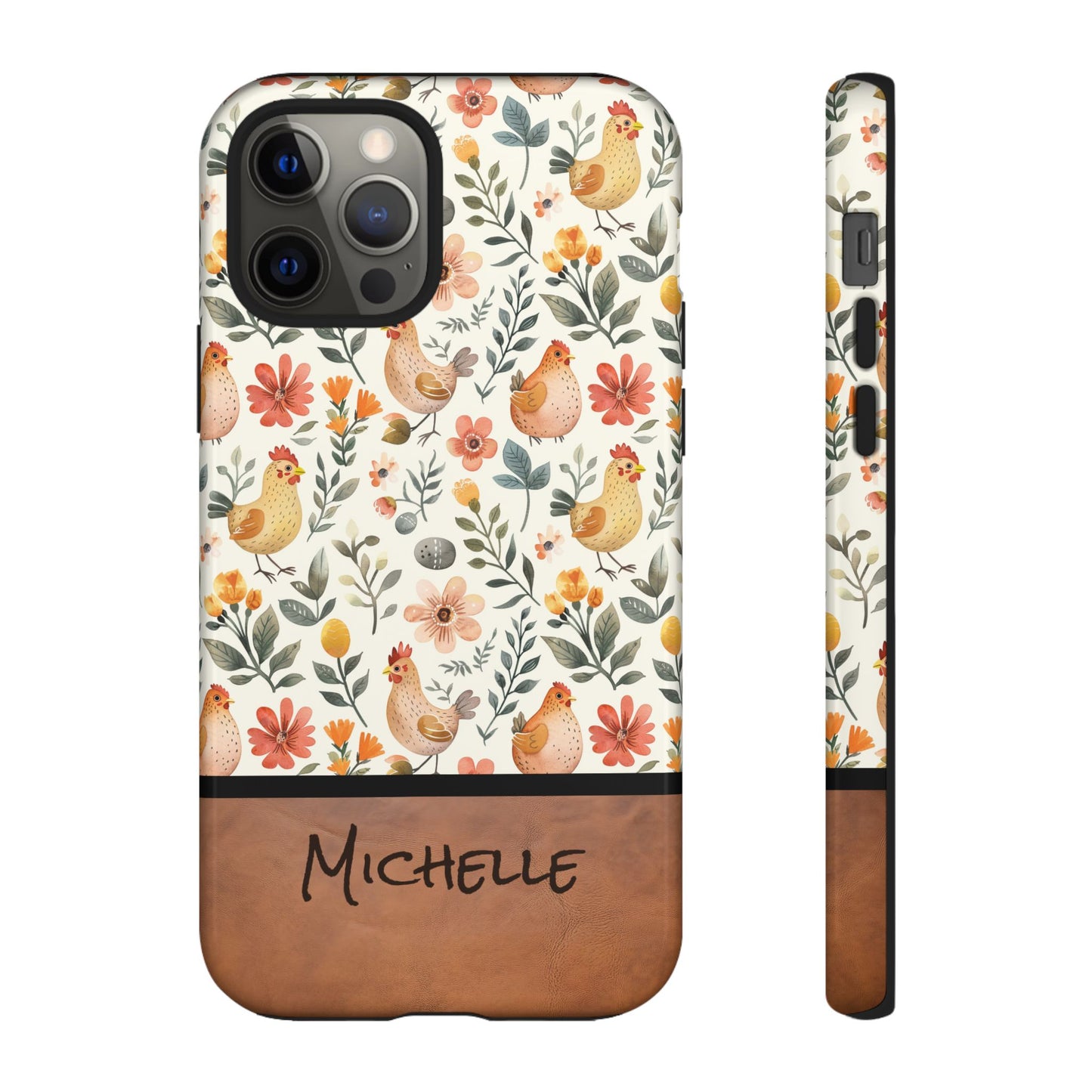 Personalized Chickens Phone Case