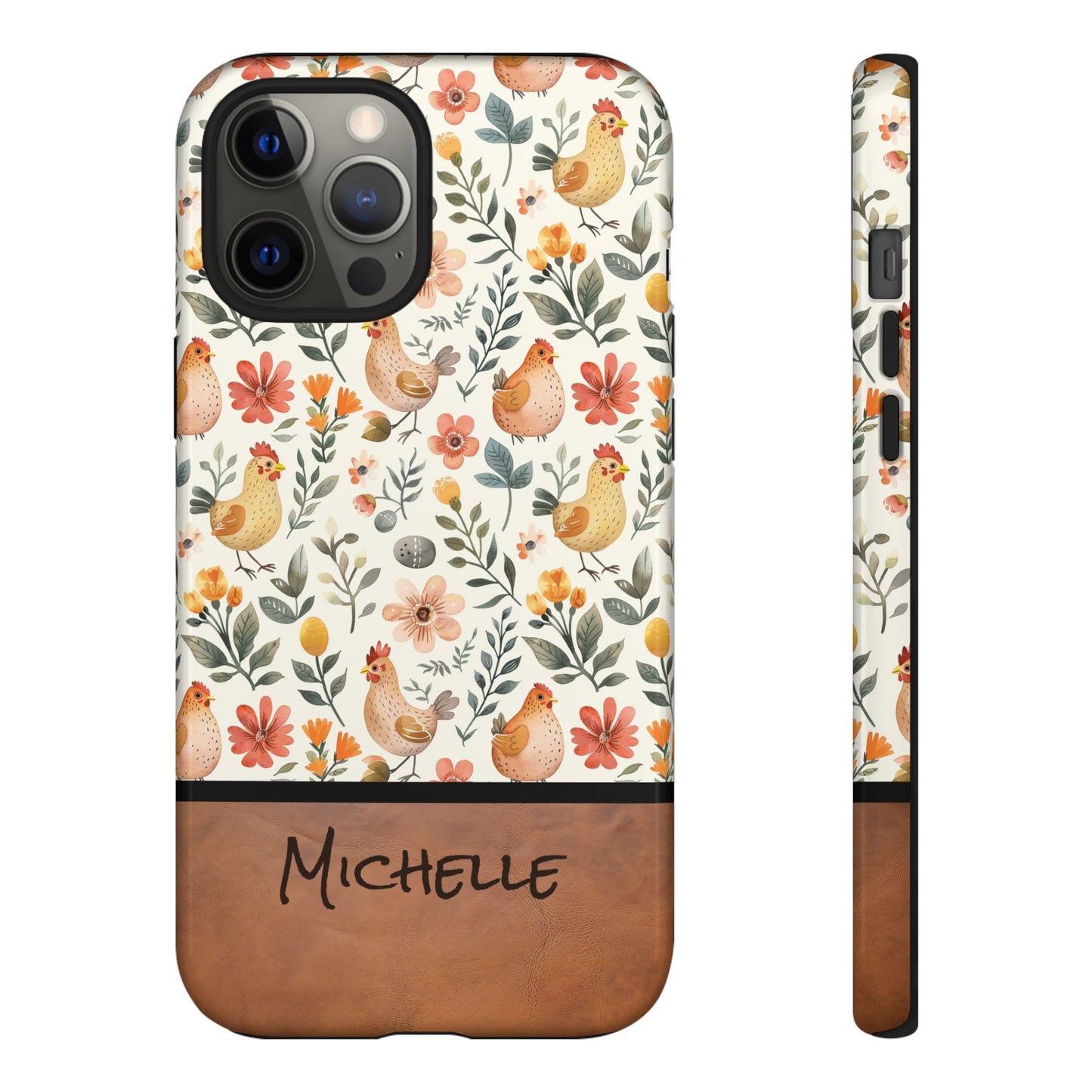 Personalized Chickens Phone Case