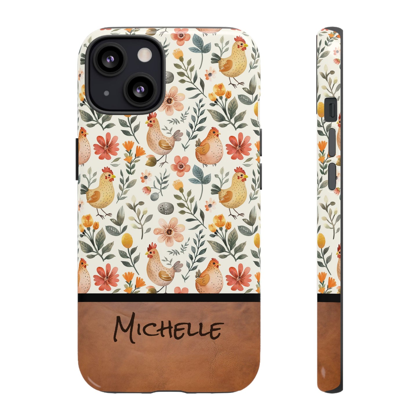 Personalized Chickens Phone Case