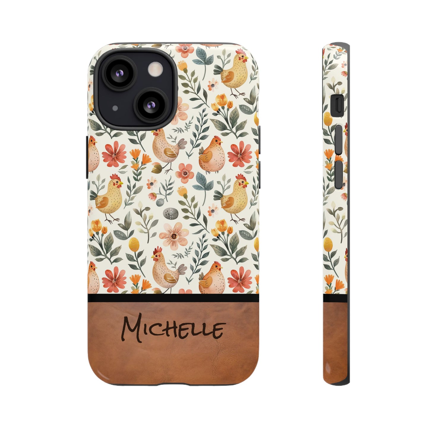 Personalized Chickens Phone Case