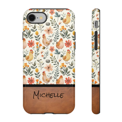 Personalized Chickens Phone Case