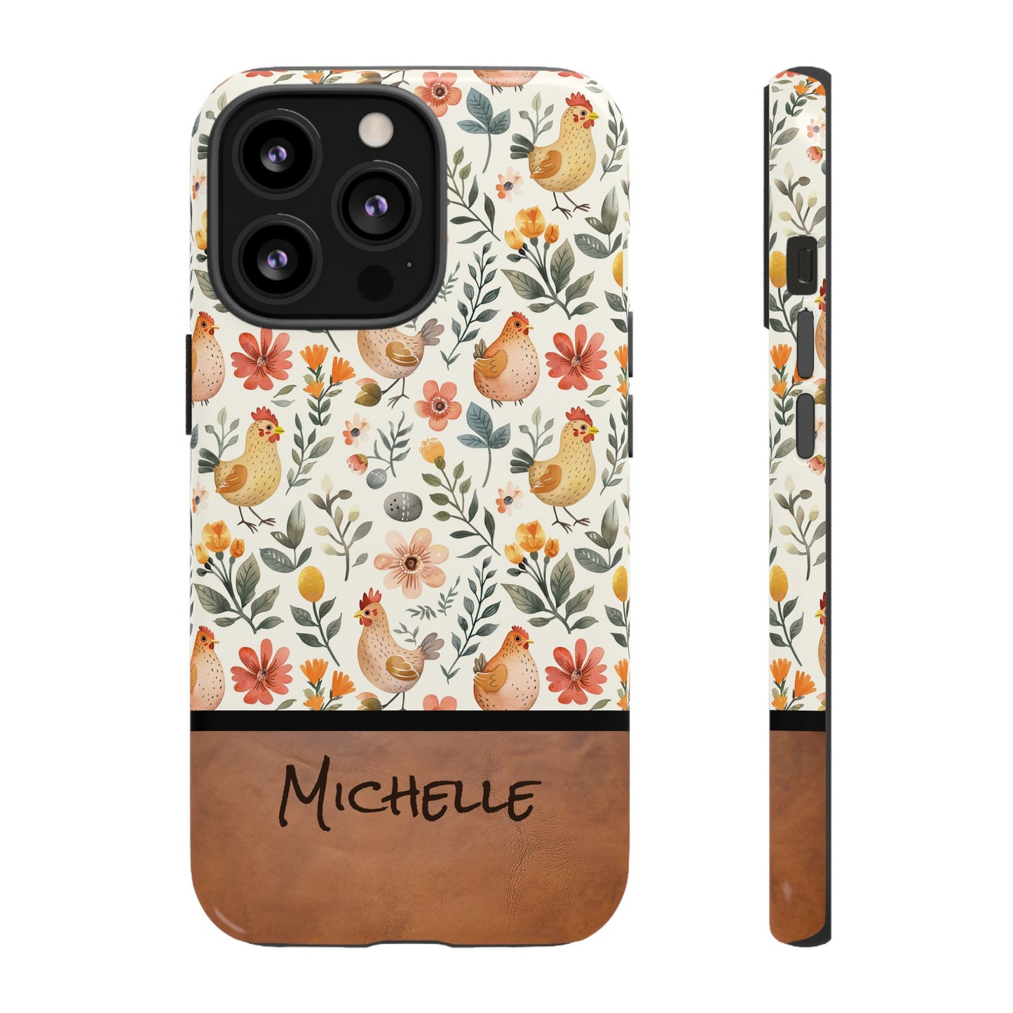 Personalized Chickens Phone Case