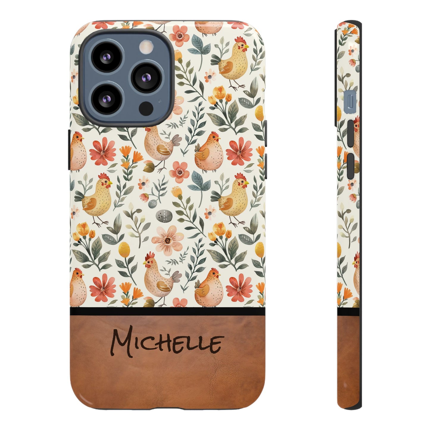 Personalized Chickens Phone Case