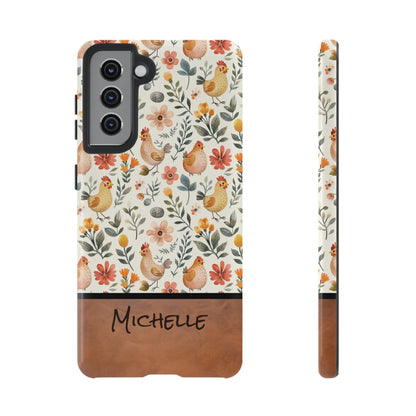 Personalized Chickens Phone Case