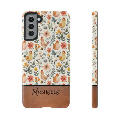 Personalized Chickens Phone Case