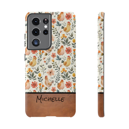 Personalized Chickens Phone Case