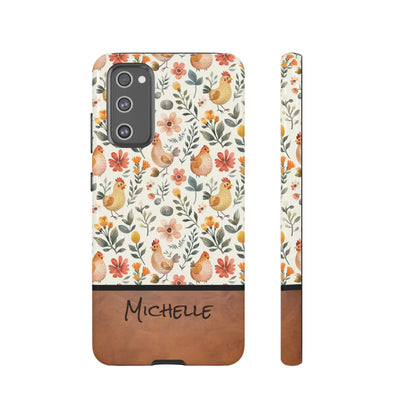 Personalized Chickens Phone Case
