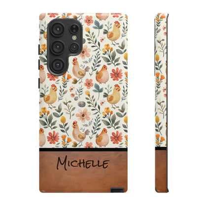Personalized Chickens Phone Case