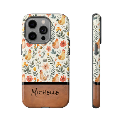 Personalized Chickens Phone Case