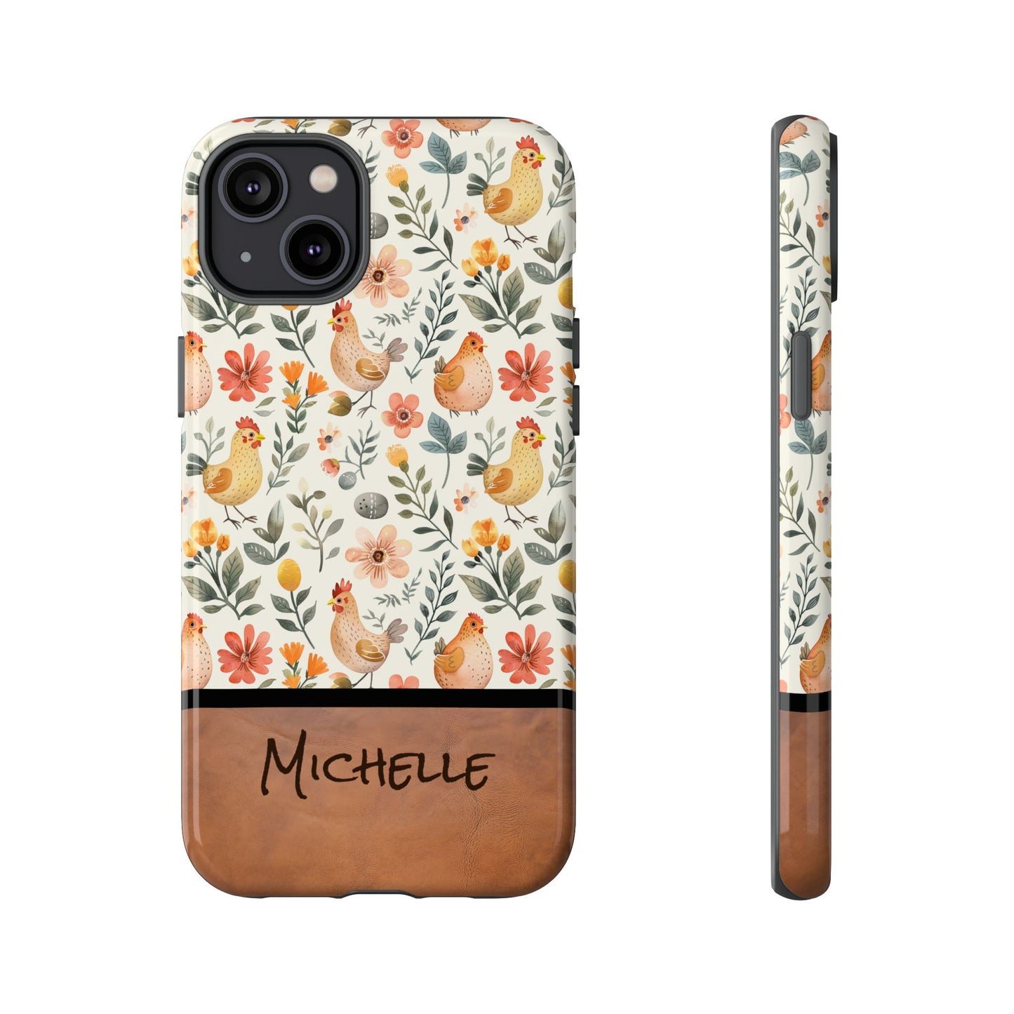 Personalized Chickens Phone Case