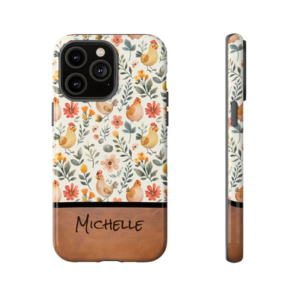 Personalized Chickens Phone Case