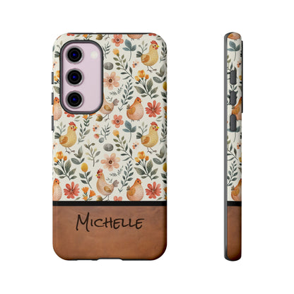 Personalized Chickens Phone Case