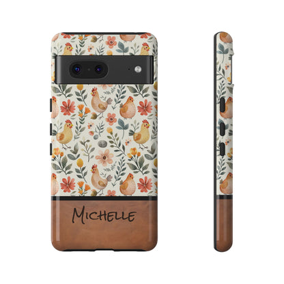 Personalized Chickens Phone Case