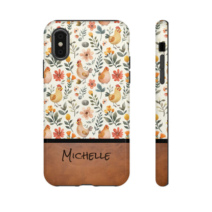 Personalized Chickens Phone Case