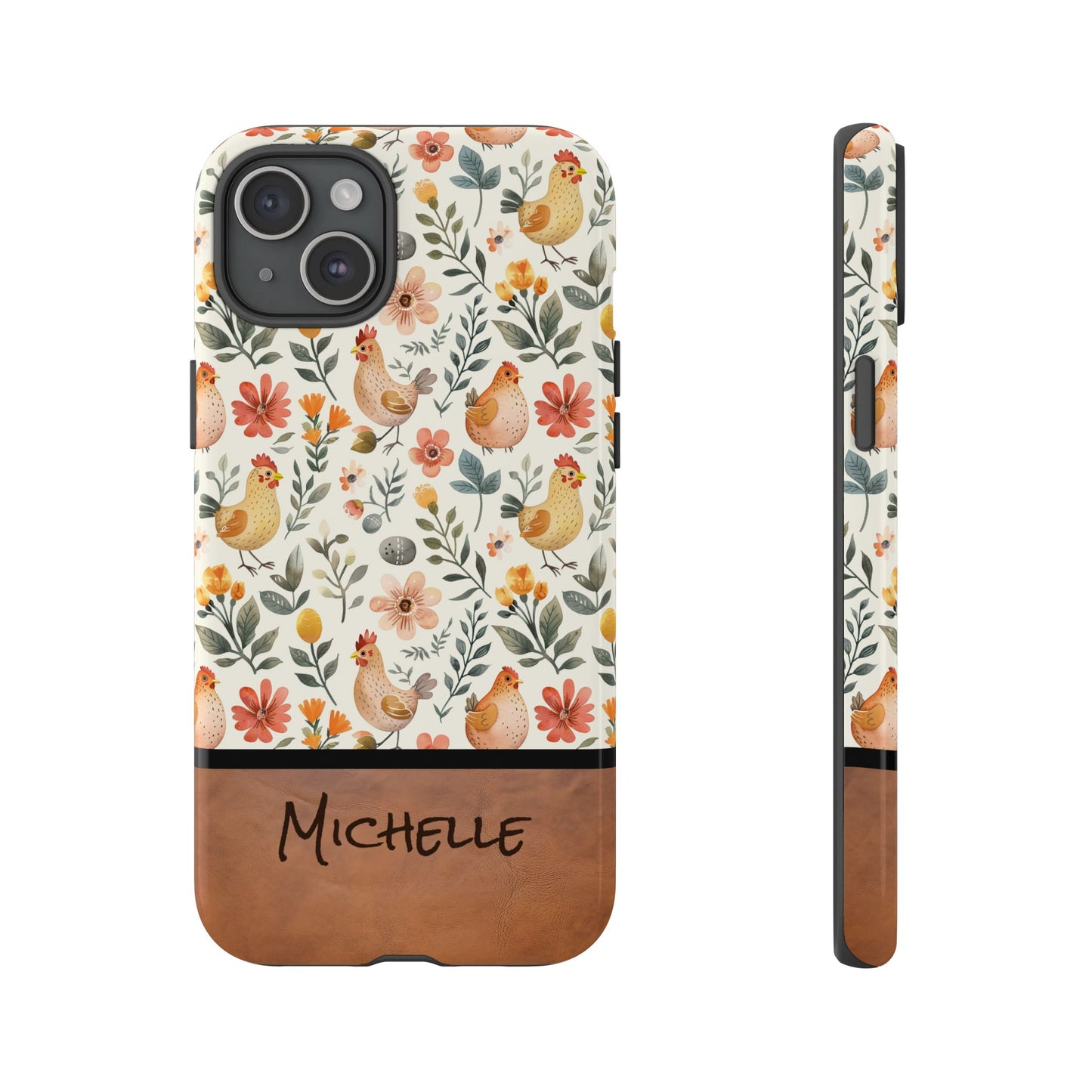 Personalized Chickens Phone Case