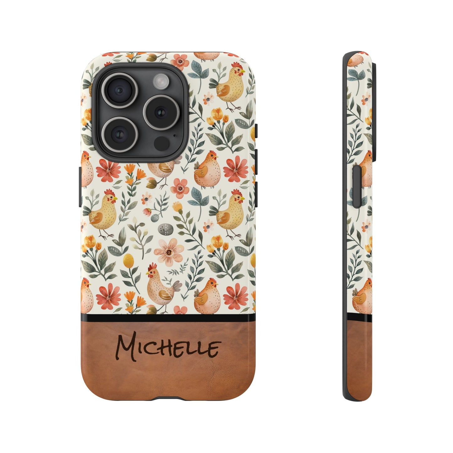 Personalized Chickens Phone Case