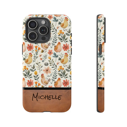 Personalized Chickens Phone Case