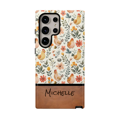 Personalized Chickens Phone Case