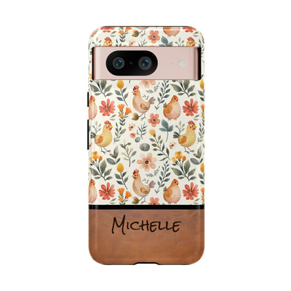 Personalized Chickens Phone Case