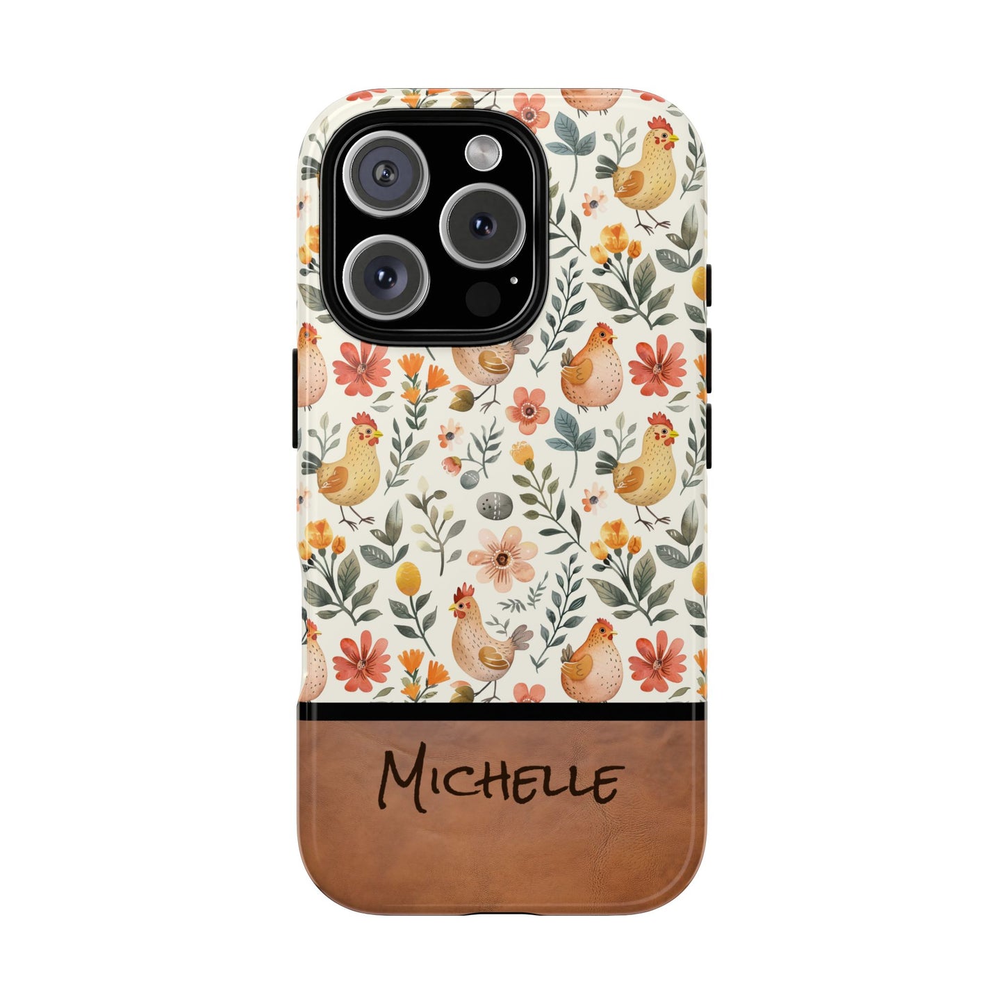 Personalized Chickens Phone Case