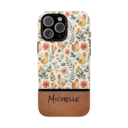 Personalized Chickens Phone Case