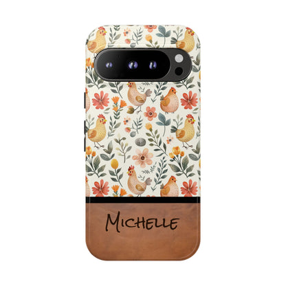 Personalized Chickens Phone Case