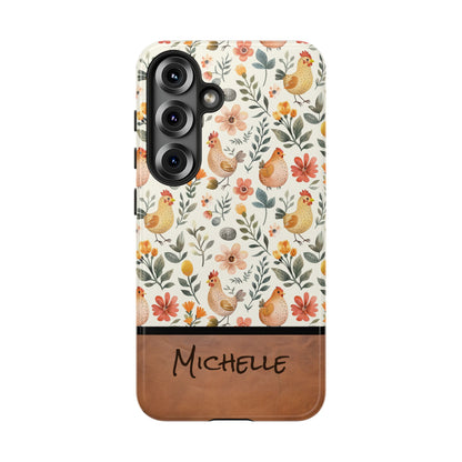 Personalized Chickens Phone Case