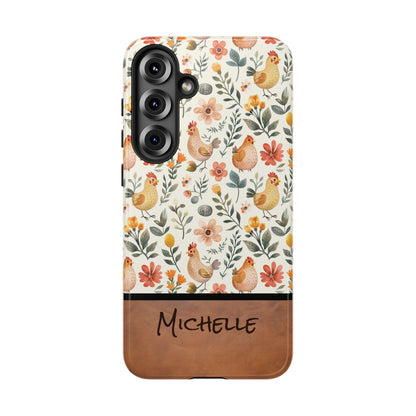 Personalized Chickens Phone Case