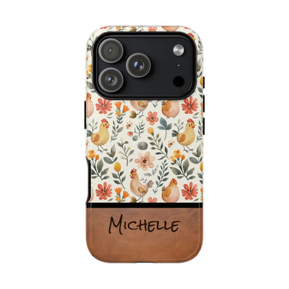 Personalized Chickens Phone Case