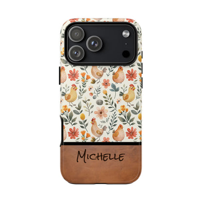 Personalized Chickens Phone Case