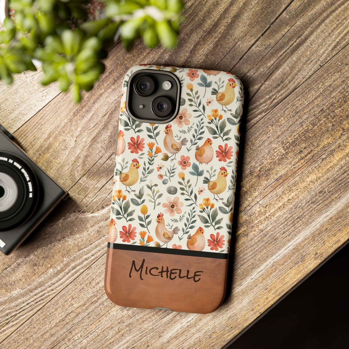 Personalized Chickens Phone Case