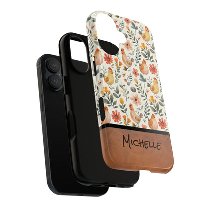 Personalized Chickens Phone Case