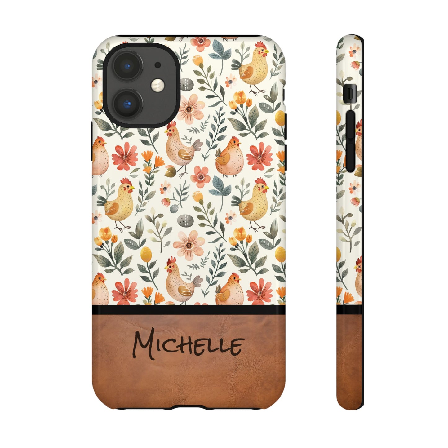 Personalized Chickens Phone Case
