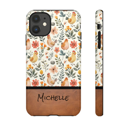 Personalized Chickens Phone Case